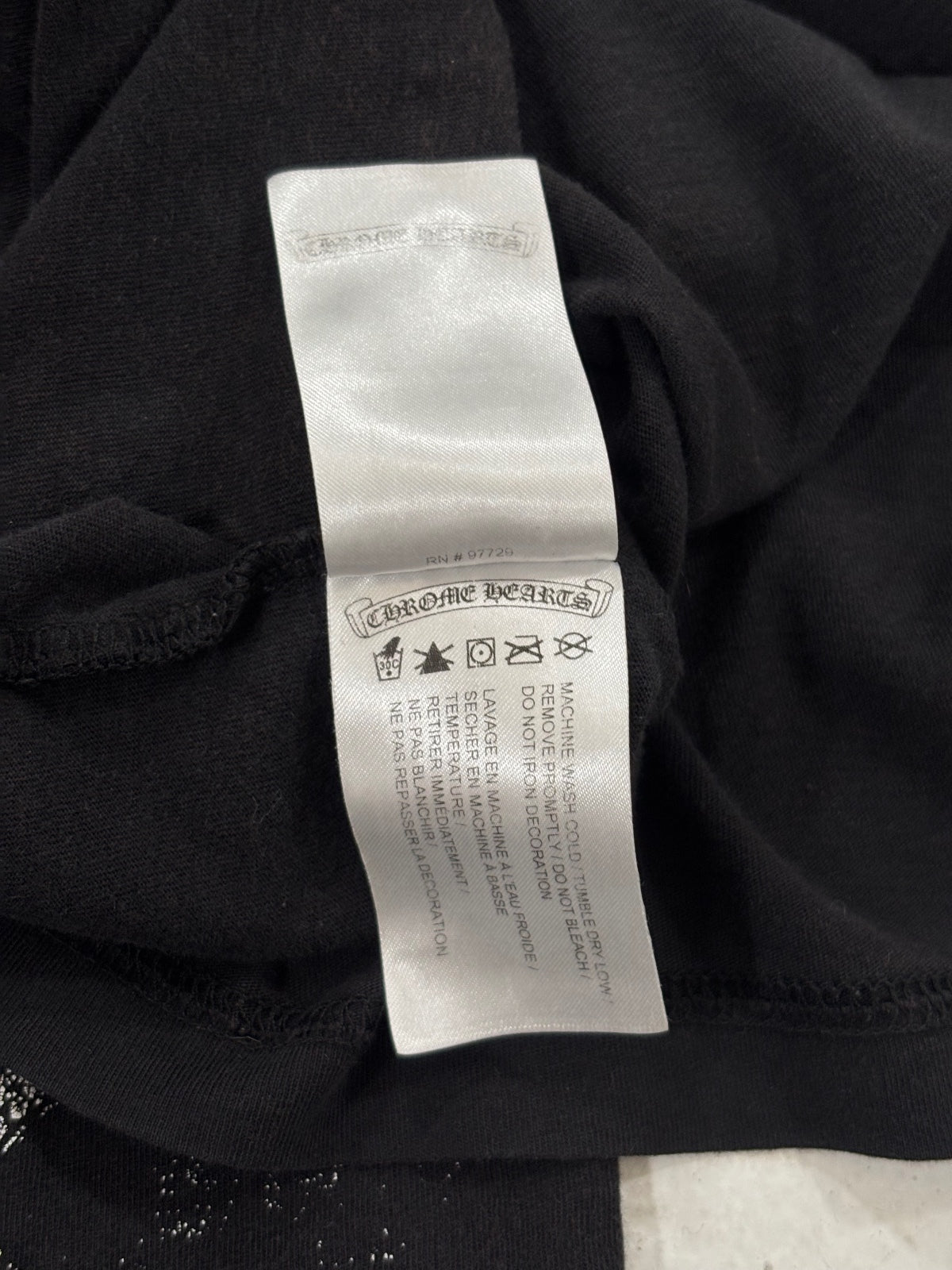 Thrashed Chrome Hearts T-Shirt {{ color }} {{ brand }} {{ archive }} {{ season }} {{ year }} {{ hedi slimane }}
