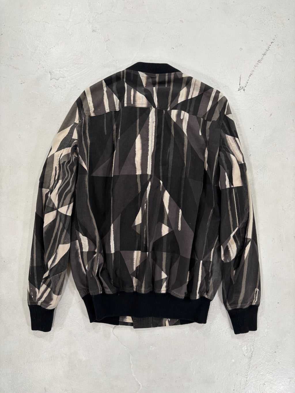 Rick Owens Olmar & Mirta Dark Dust Bleach Flight Jacket {{ color }} {{ brand }} {{ archive }} {{ season }} {{ year }} {{ hedi slimane }}
