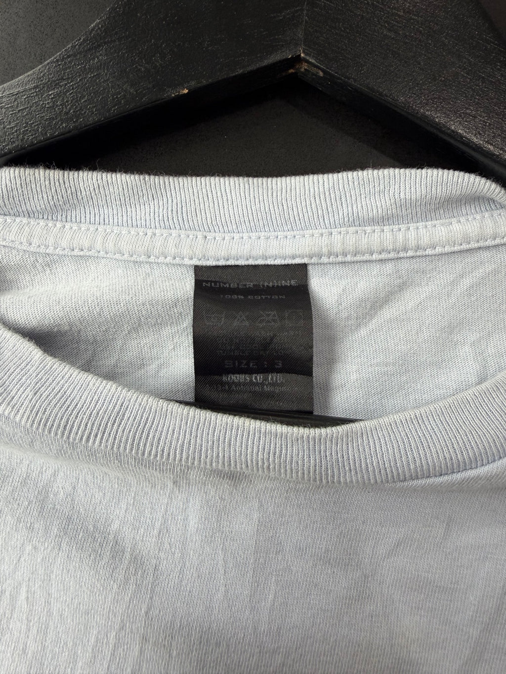 Number (N)ine Tee {{ color }} {{ brand }} {{ archive }} {{ season }} {{ year }} {{ hedi slimane }}