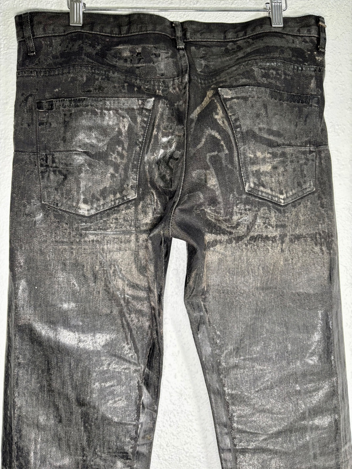 Dior Homme AW03 “Luster” Waxed Denim Jeans {{ color }} {{ brand }} {{ archive }} {{ season }} {{ year }} {{ hedi slimane }}