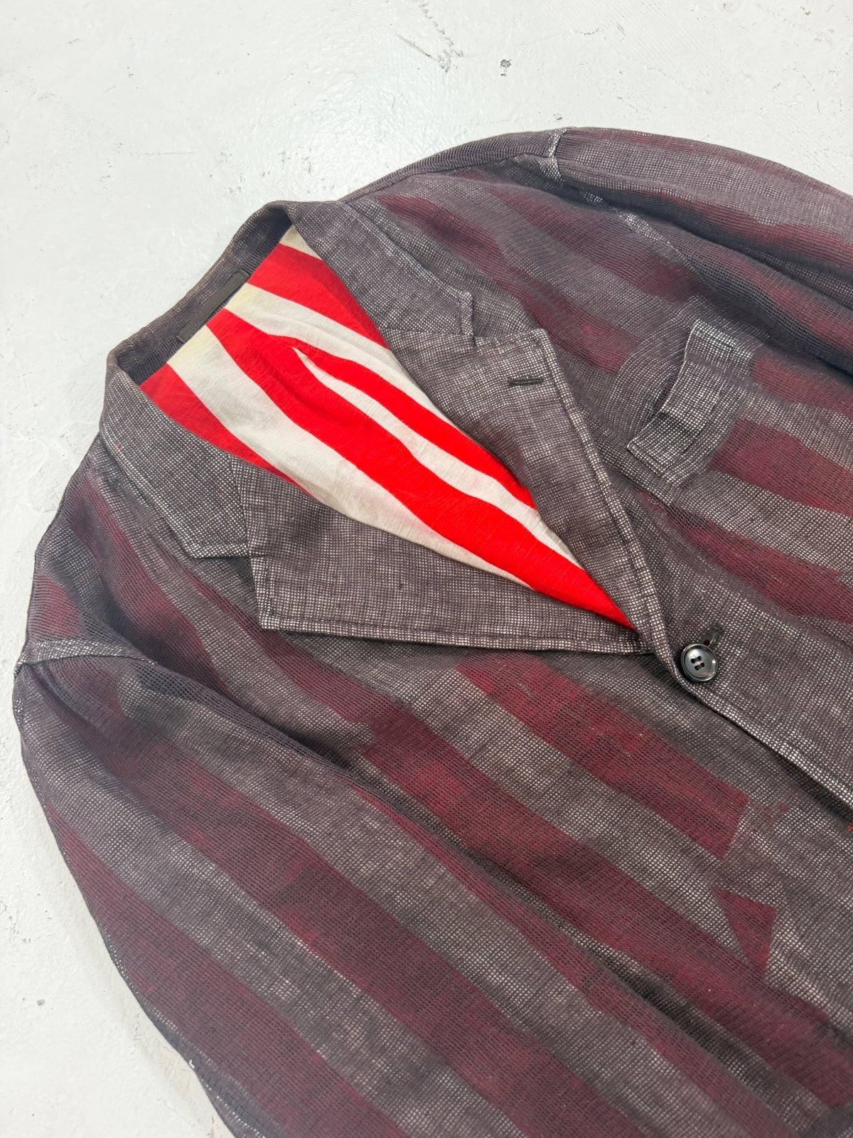 Comme Des Garcons AW98 Linen Lined Blazer