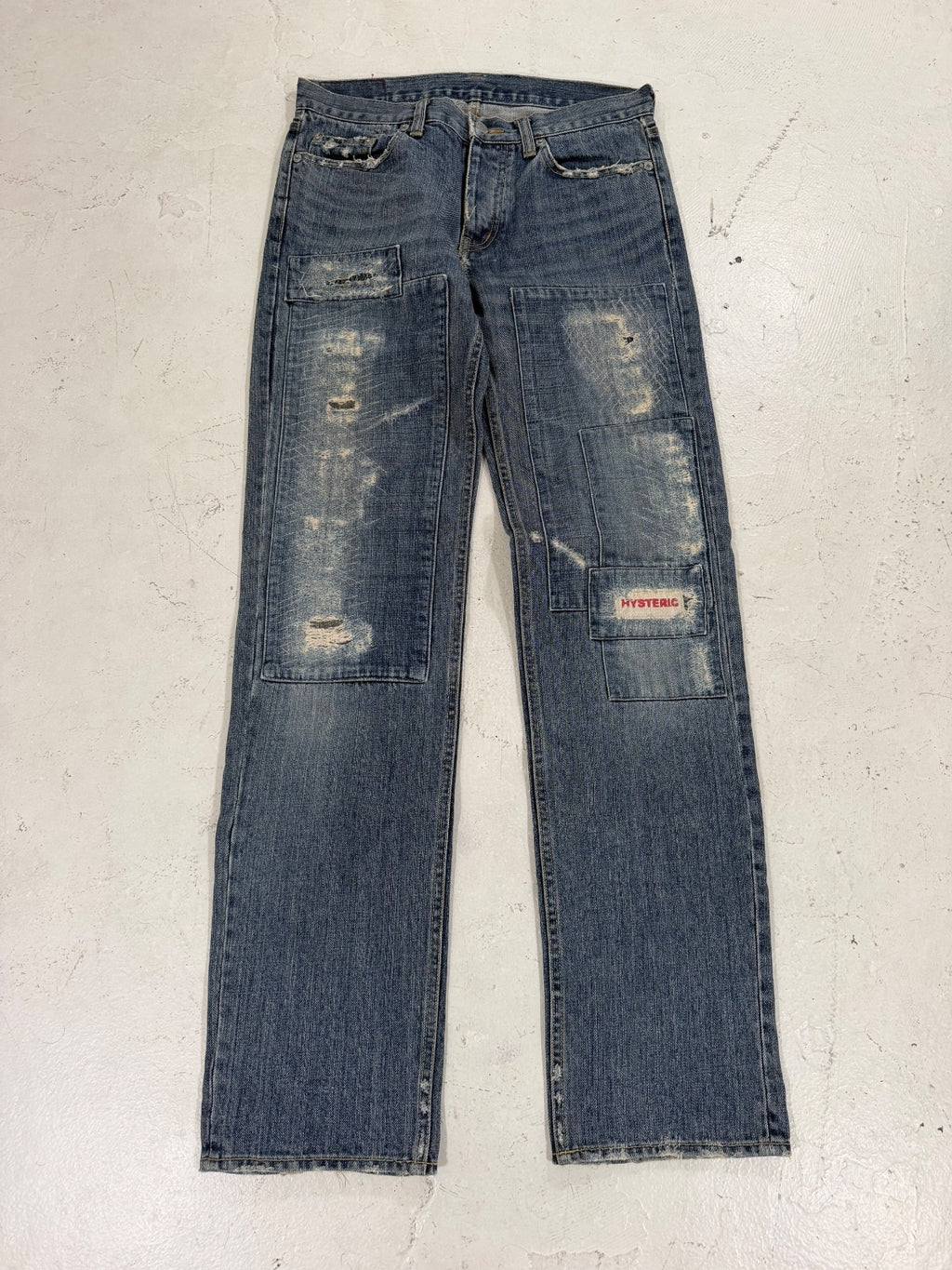Hysteric Glamour Patch Work Denim {{ color }} {{ brand }} {{ archive }} {{ season }} {{ year }} {{ hedi slimane }}