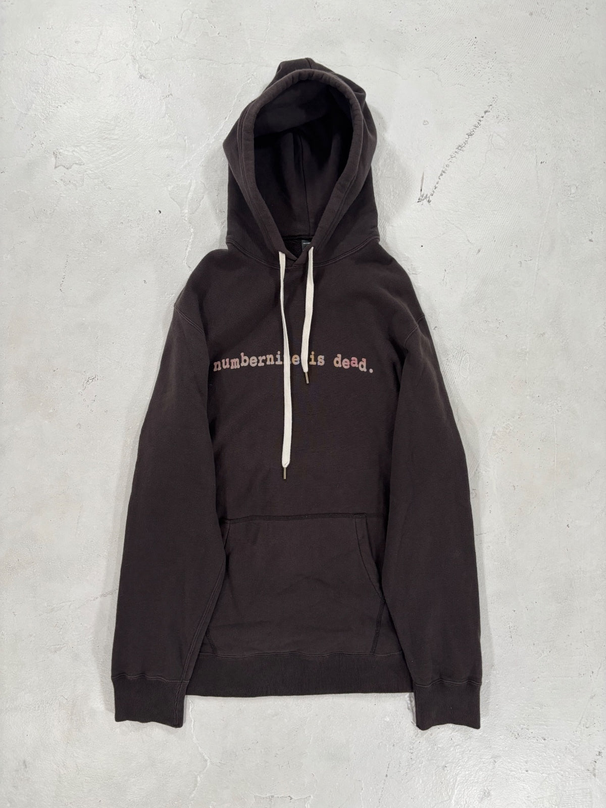 Number (N)ine "numbernine is dead." hoodie {{ color }} {{ brand }} {{ archive }} {{ season }} {{ year }} {{ hedi slimane }}