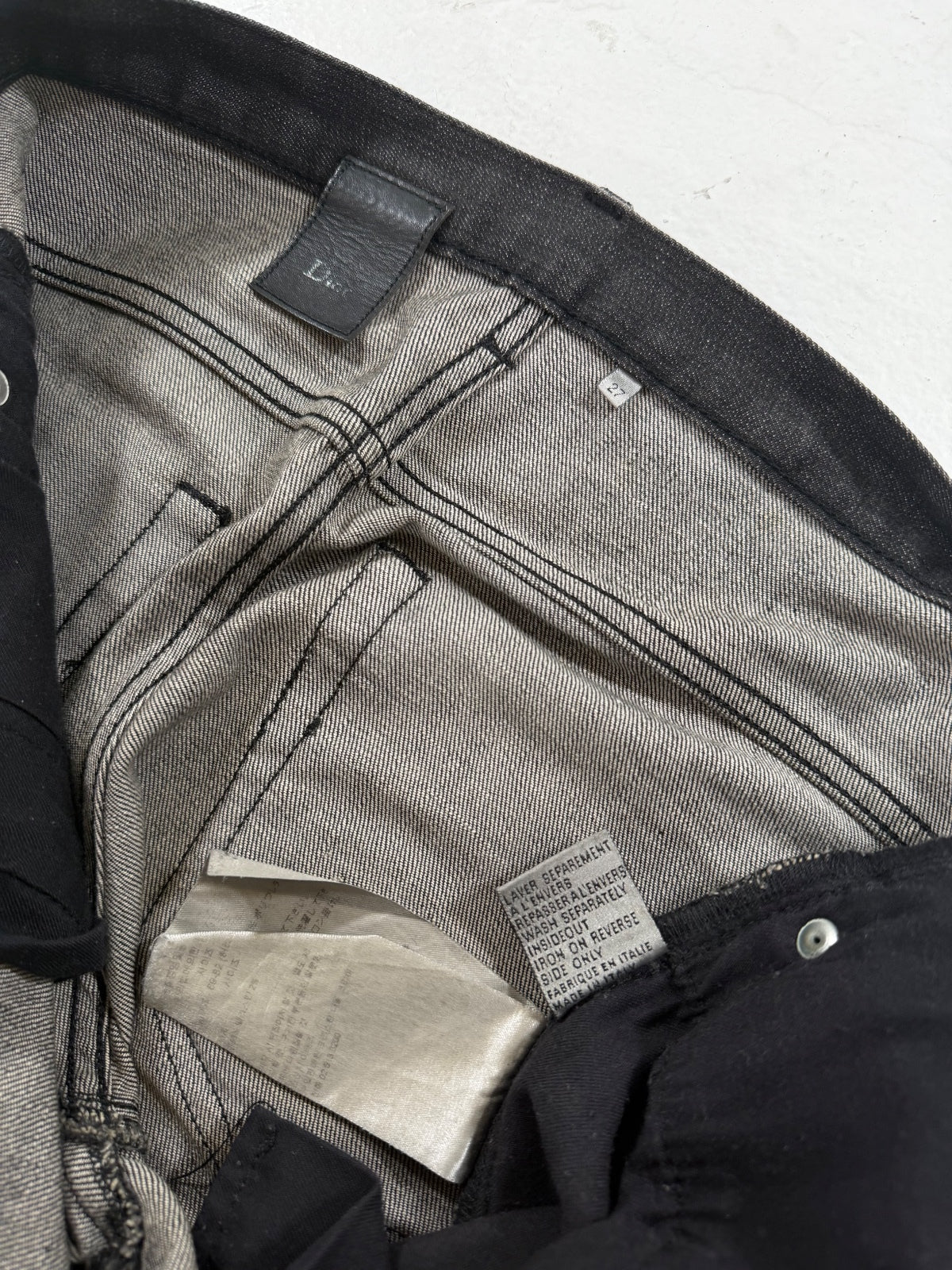 Dior homme AW10 Ripper "Jake" denim