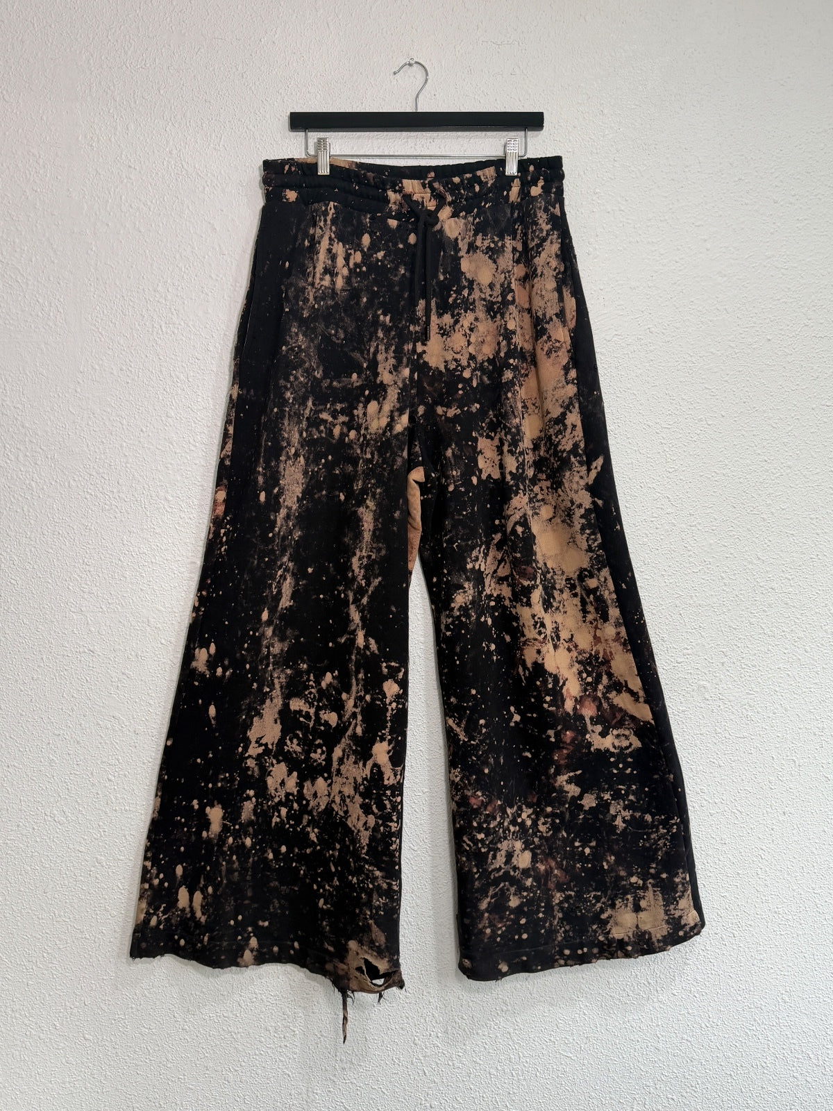 Sr studios black soto bleached sweatpants