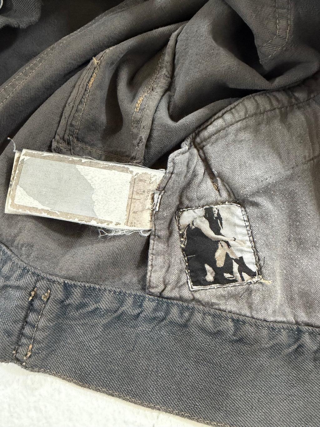 Rick Owens Olmar & Mirta Mineral Dust Denim Jacket