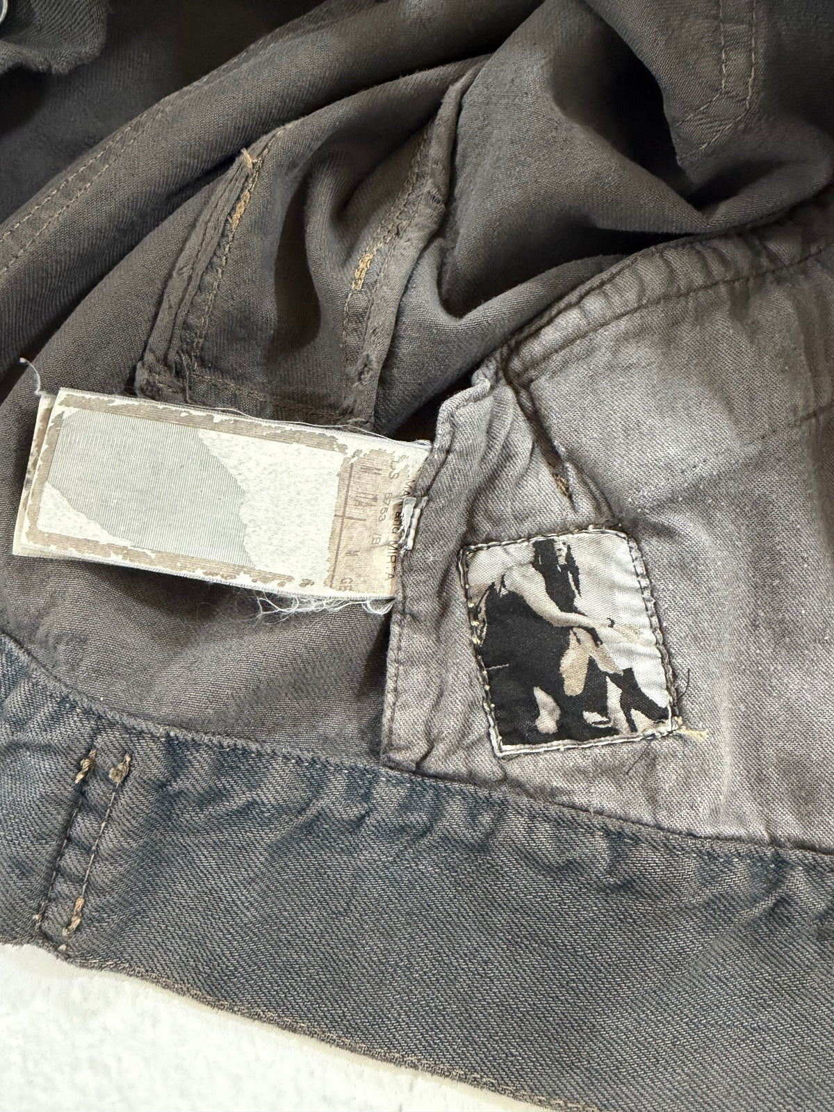 Rick Owens Olmar & Mirta Mineral Dust Denim Jacket