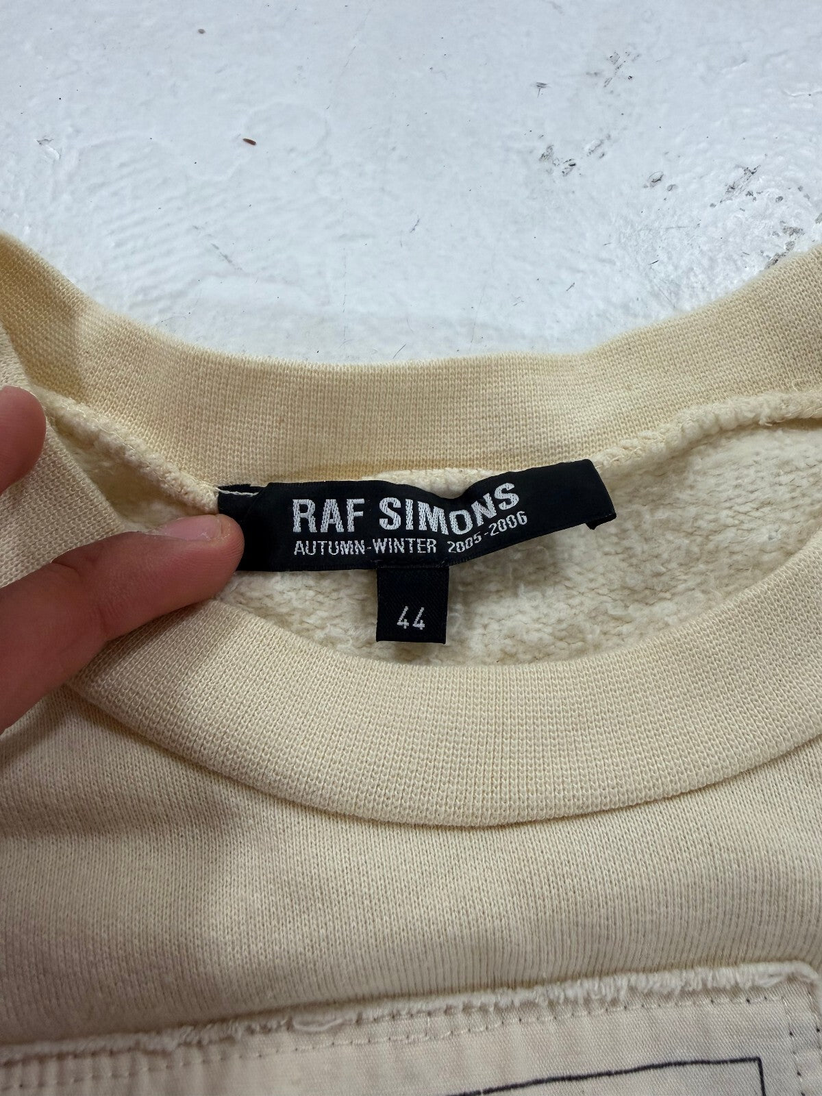 Raf Simons AW05 Alamo Crewneck