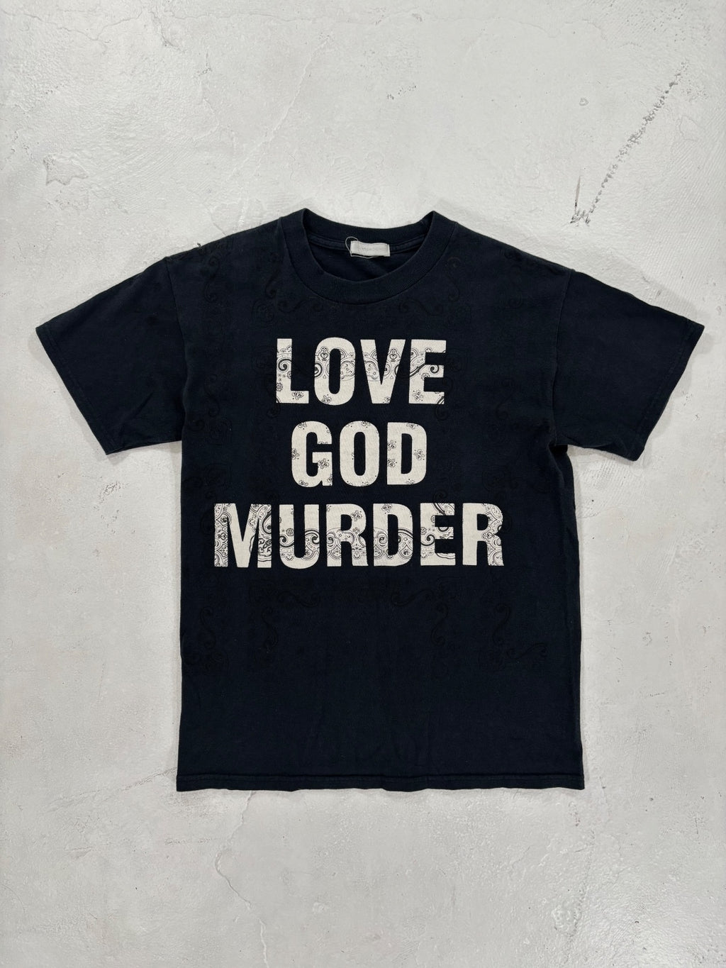 Number (N)ine "Love, God, Murder" AW07 Staff Exlusive Tee {{ color }} {{ brand }} {{ archive }} {{ season }} {{ year }} {{ hedi slimane }}