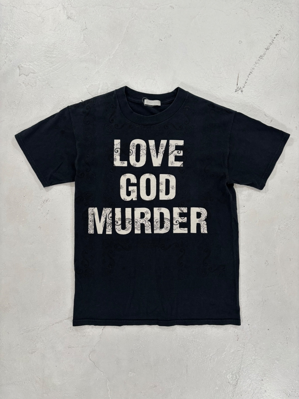 Number (N)ine "Love, God, Murder" AW07 Staff Exlusive Tee {{ color }} {{ brand }} {{ archive }} {{ season }} {{ year }} {{ hedi slimane }}