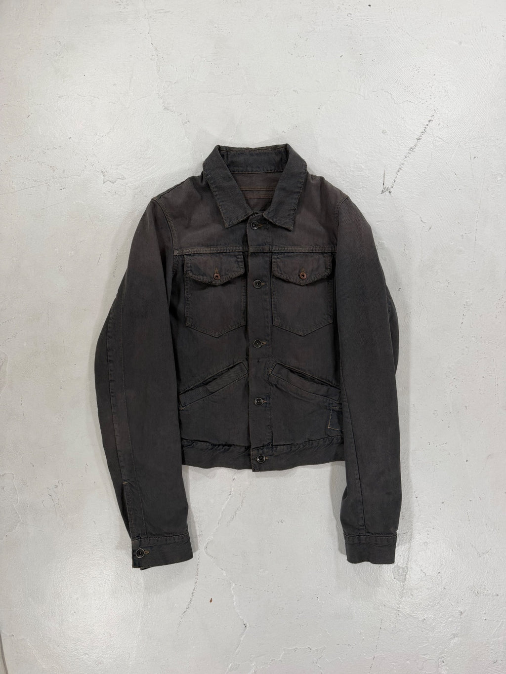 Rick Owens Olmar & Mirta Mineral Dust Denim Jacket