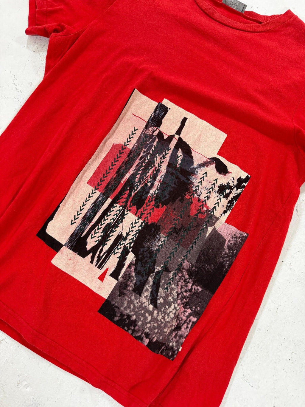 Dior Homme Red Geometric T-Shirt