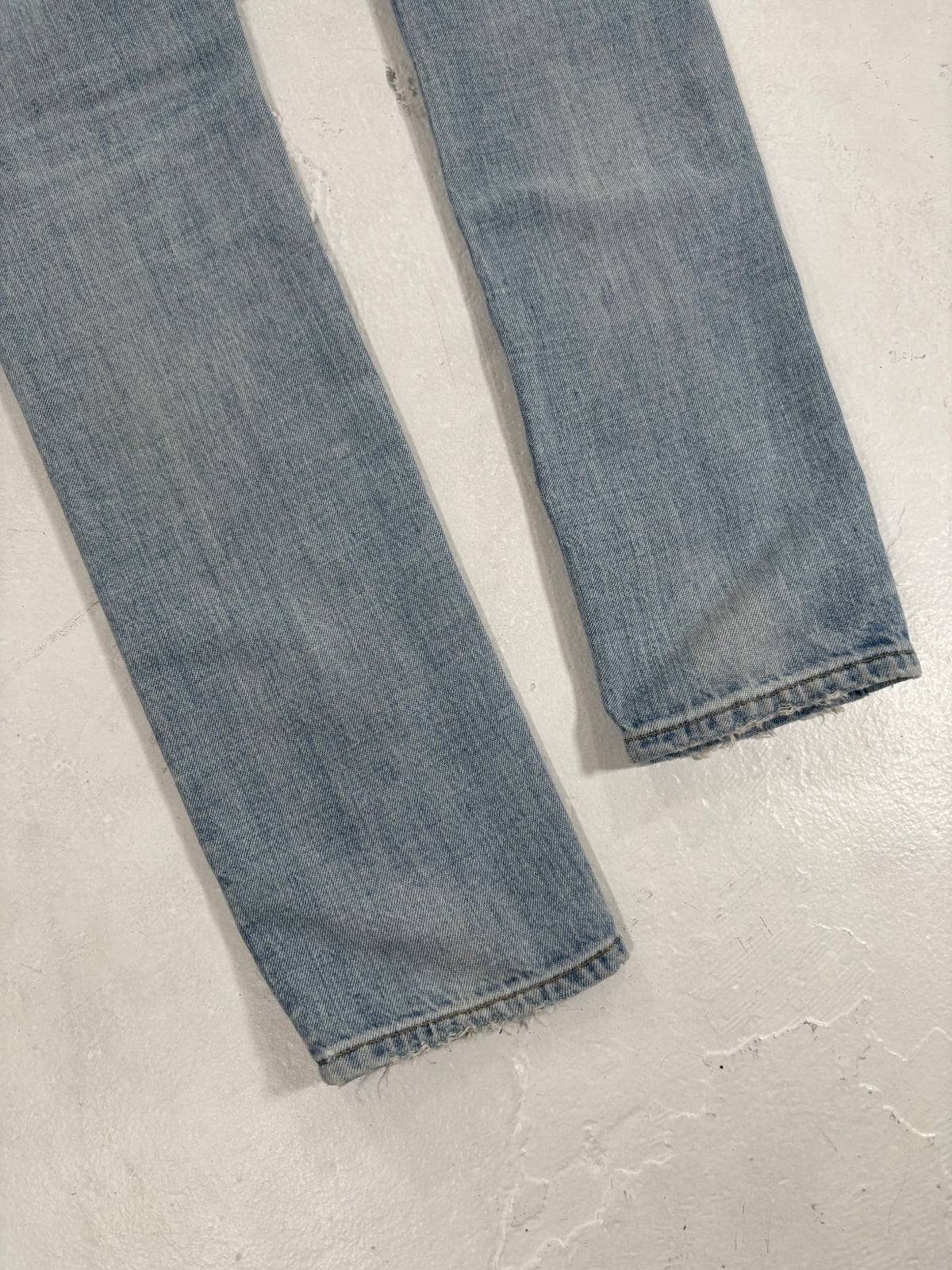 Saint Laurent Paris Light Blue Repaired Denim {{ color }} {{ brand }} {{ archive }} {{ season }} {{ year }} {{ hedi slimane }}