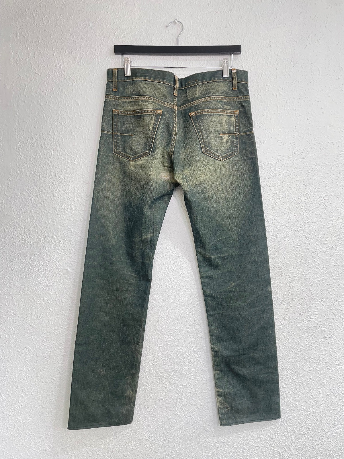 Dior Homme KVA Green Wash Denim