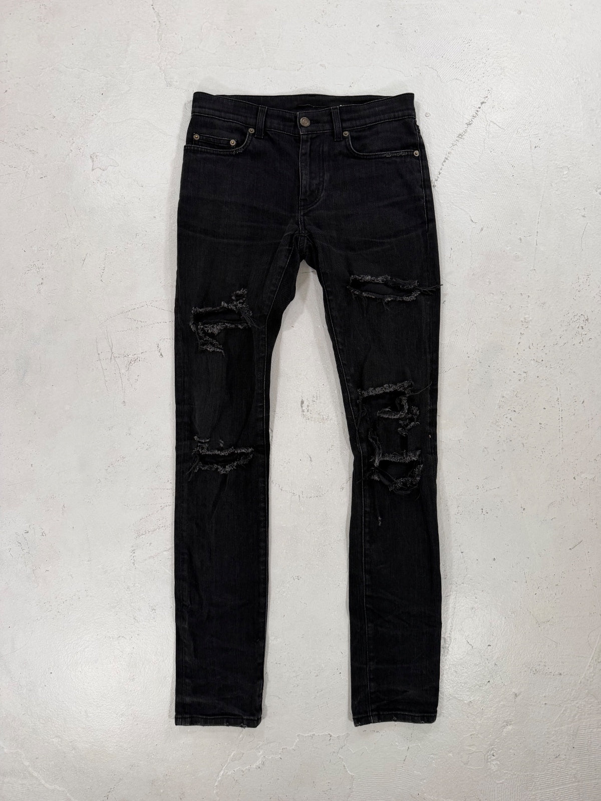 SAINT LAURENT PARIS ダメージデニム archive Saint Laurent Paris D02 Crash Denim – Archive On Waters