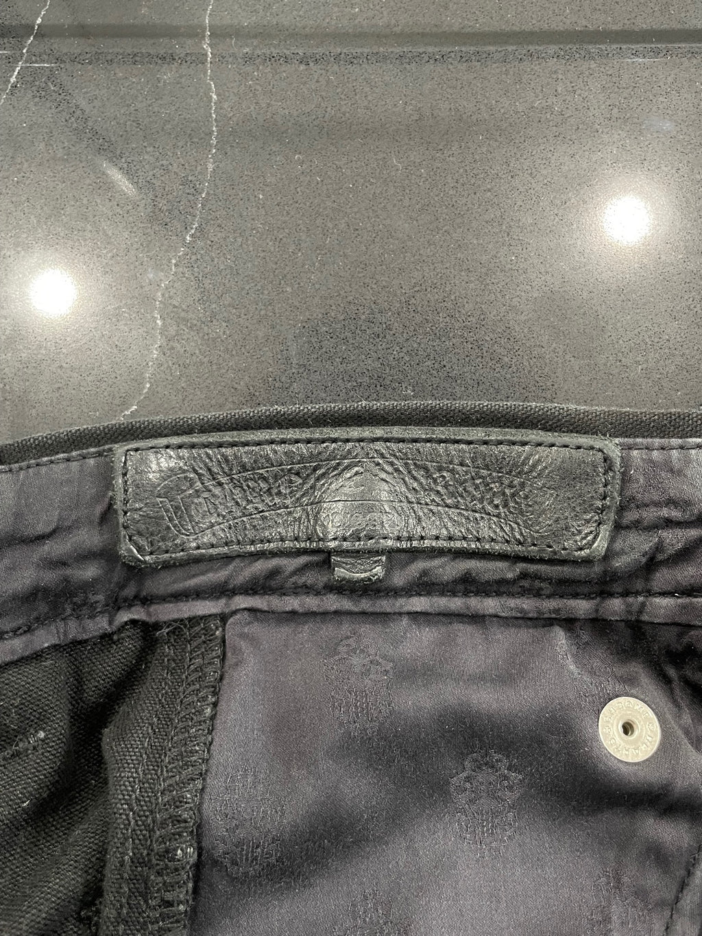 Chrome Hearts Double Knee Denim {{ color }} {{ brand }} {{ archive }} {{ season }} {{ year }} {{ hedi slimane }}