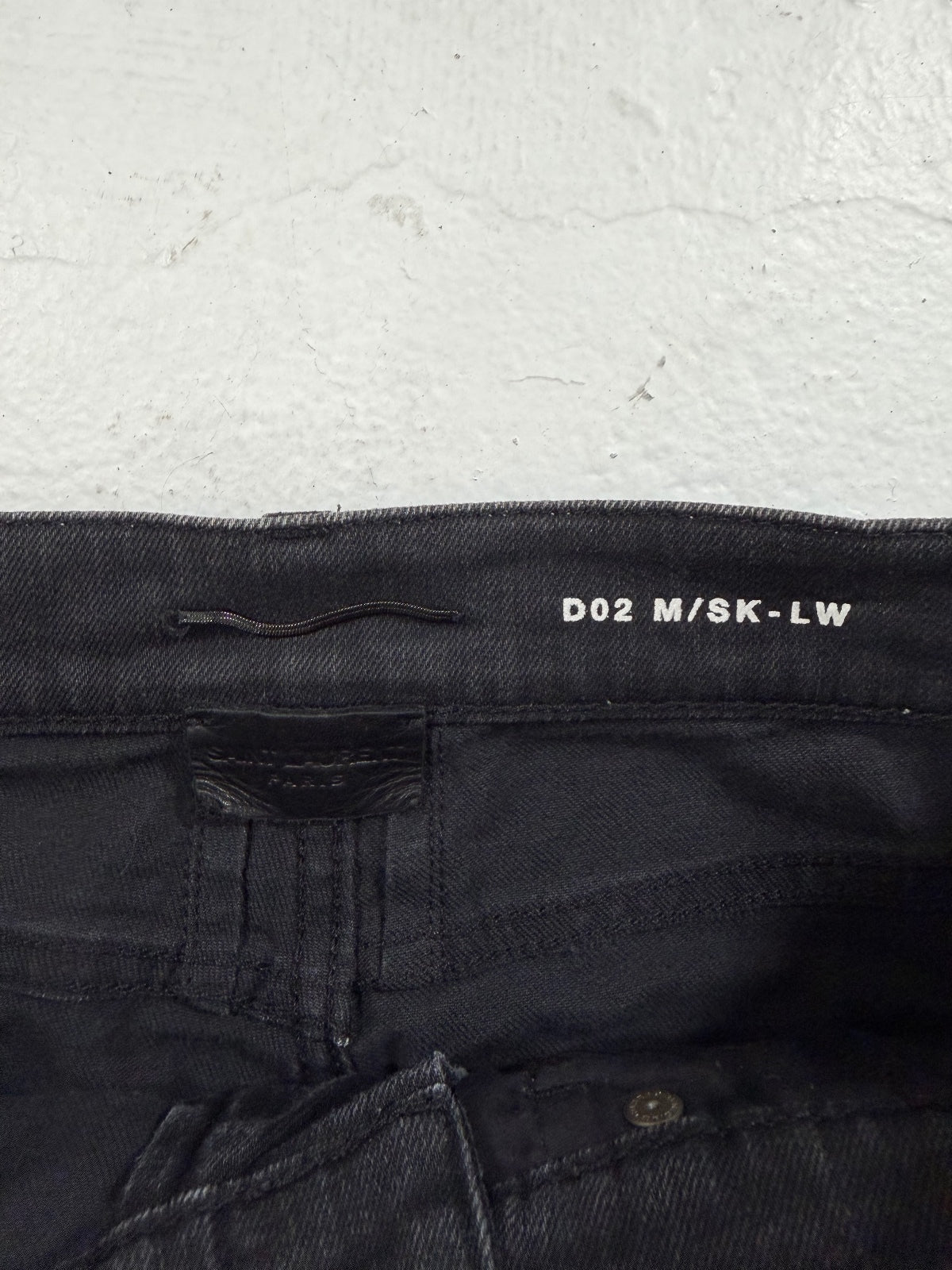 Saint Laurent Paris D02 Crash Denim