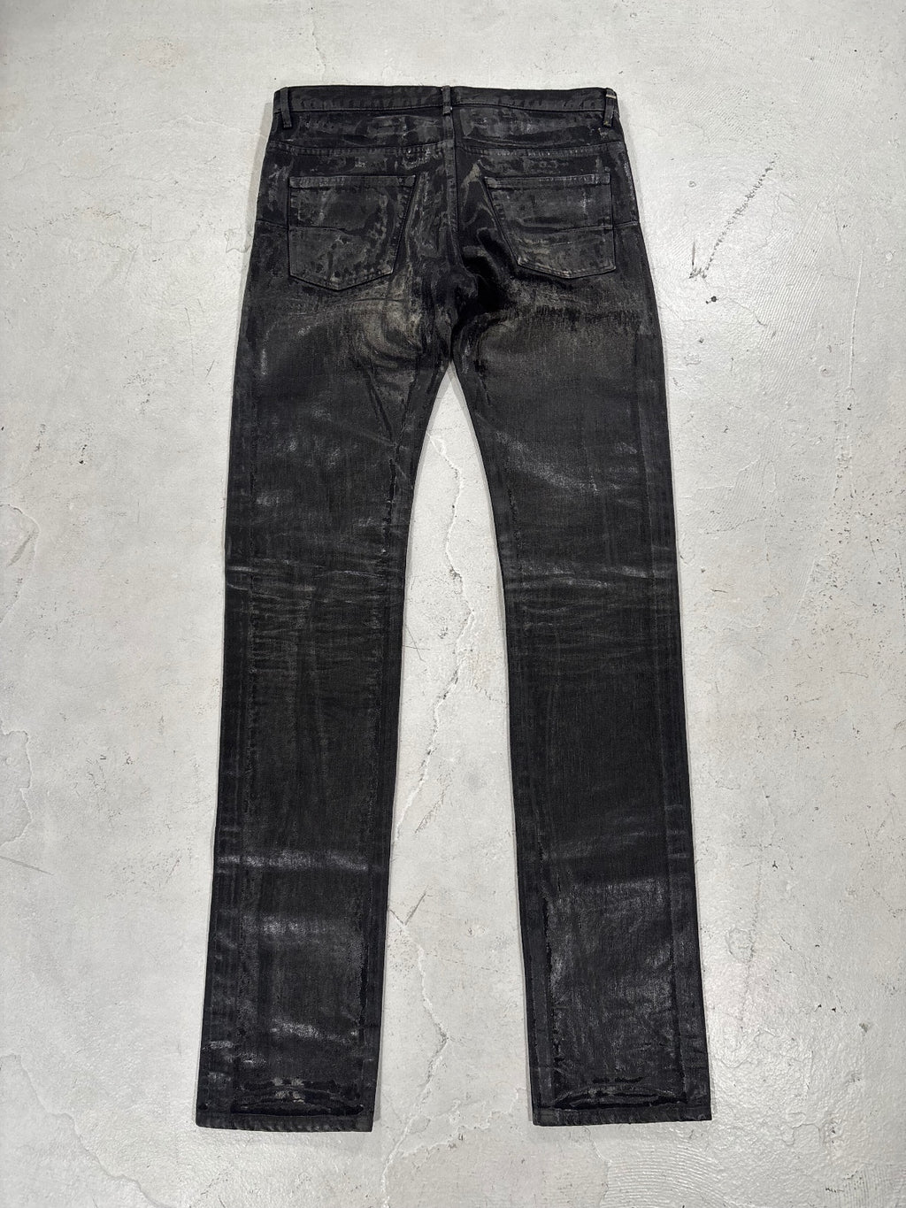 Dior Homme AW03 “Luster” Waxed Jeans