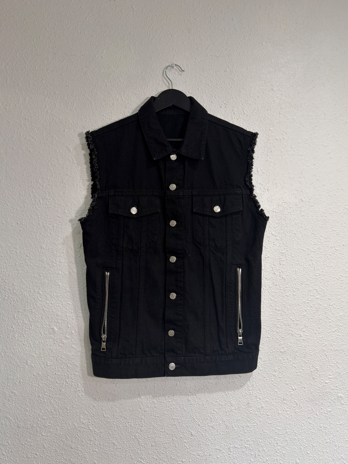 Balmain embroidered logo vest