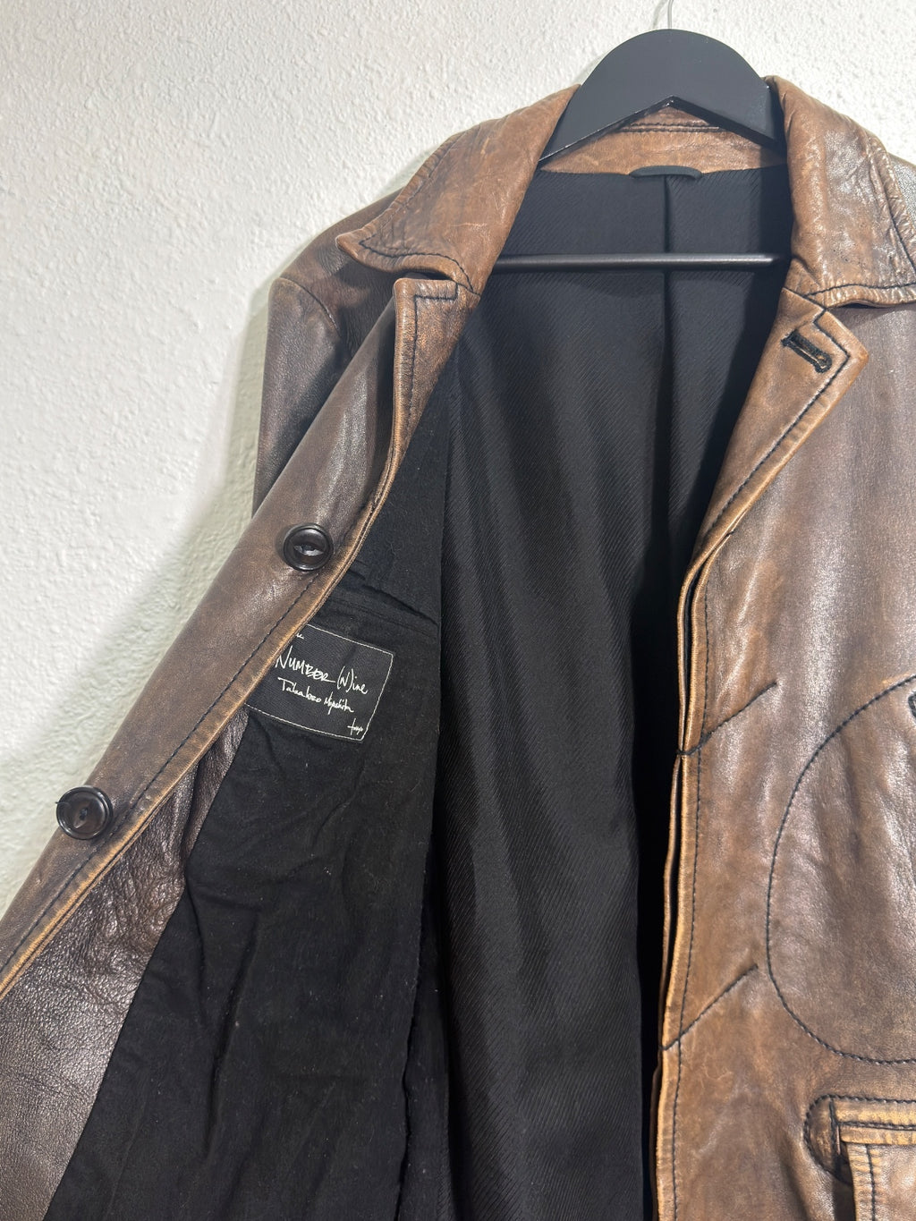 Number (N)ine Aw08 "My Own Private Portland" Lambskin Trench {{ color }} {{ brand }} {{ archive }} {{ season }} {{ year }} {{ hedi slimane }}