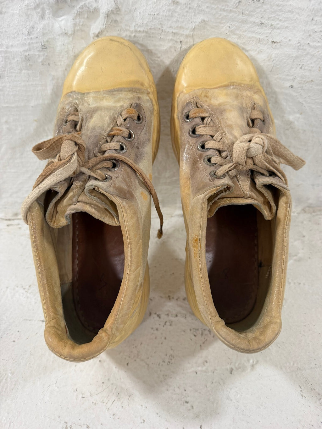 C.C.P. Kangaroo Leather Drip Sneakers