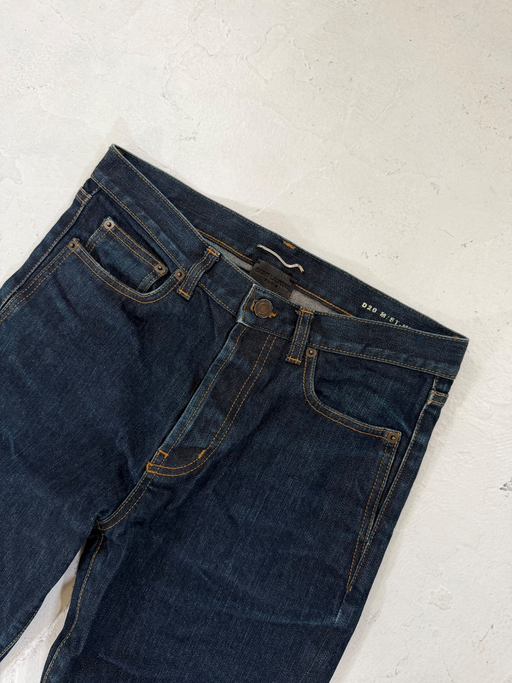 Saint Laurent Paris D20 Blue Denim {{ color }} {{ brand }} {{ archive }} {{ season }} {{ year }} {{ hedi slimane }}