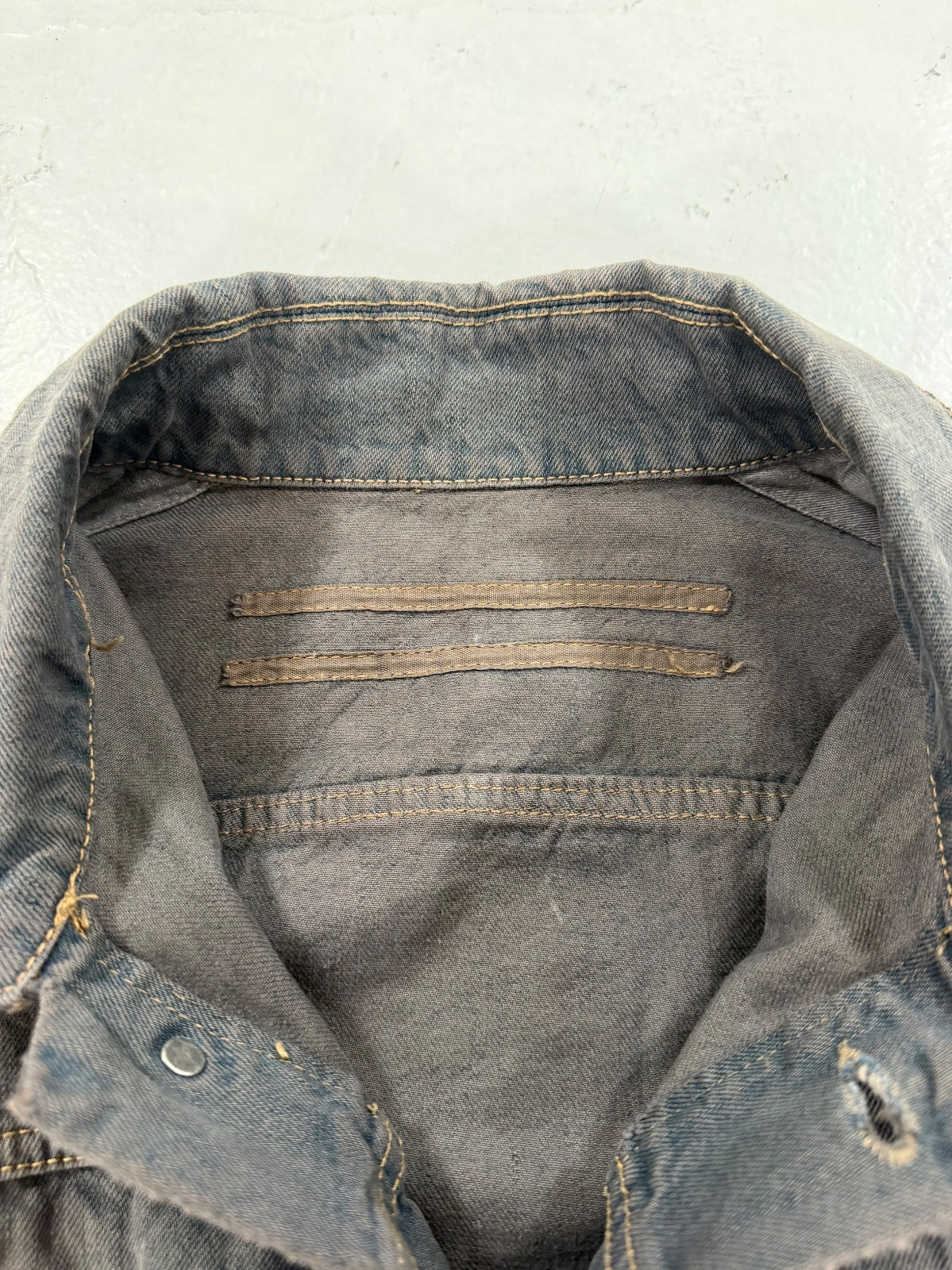 Rick Owens Olmar & Mirta Mineral Dust Denim Jacket