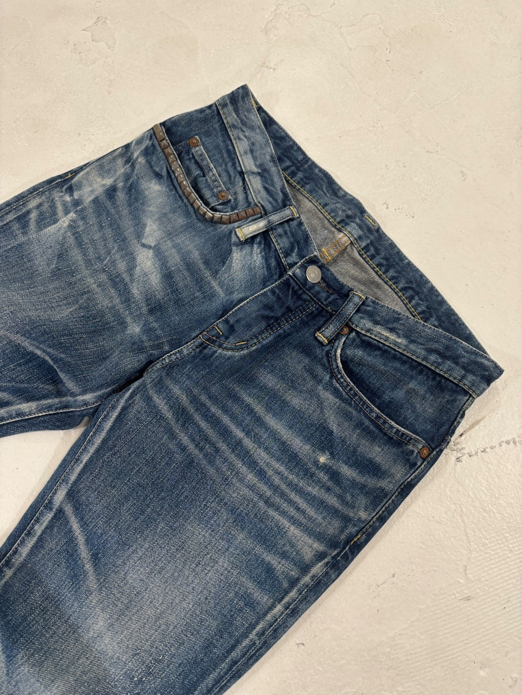 Hysteric Glamour Studded Light Blue Denim {{ color }} {{ brand }} {{ archive }} {{ season }} {{ year }} {{ hedi slimane }}