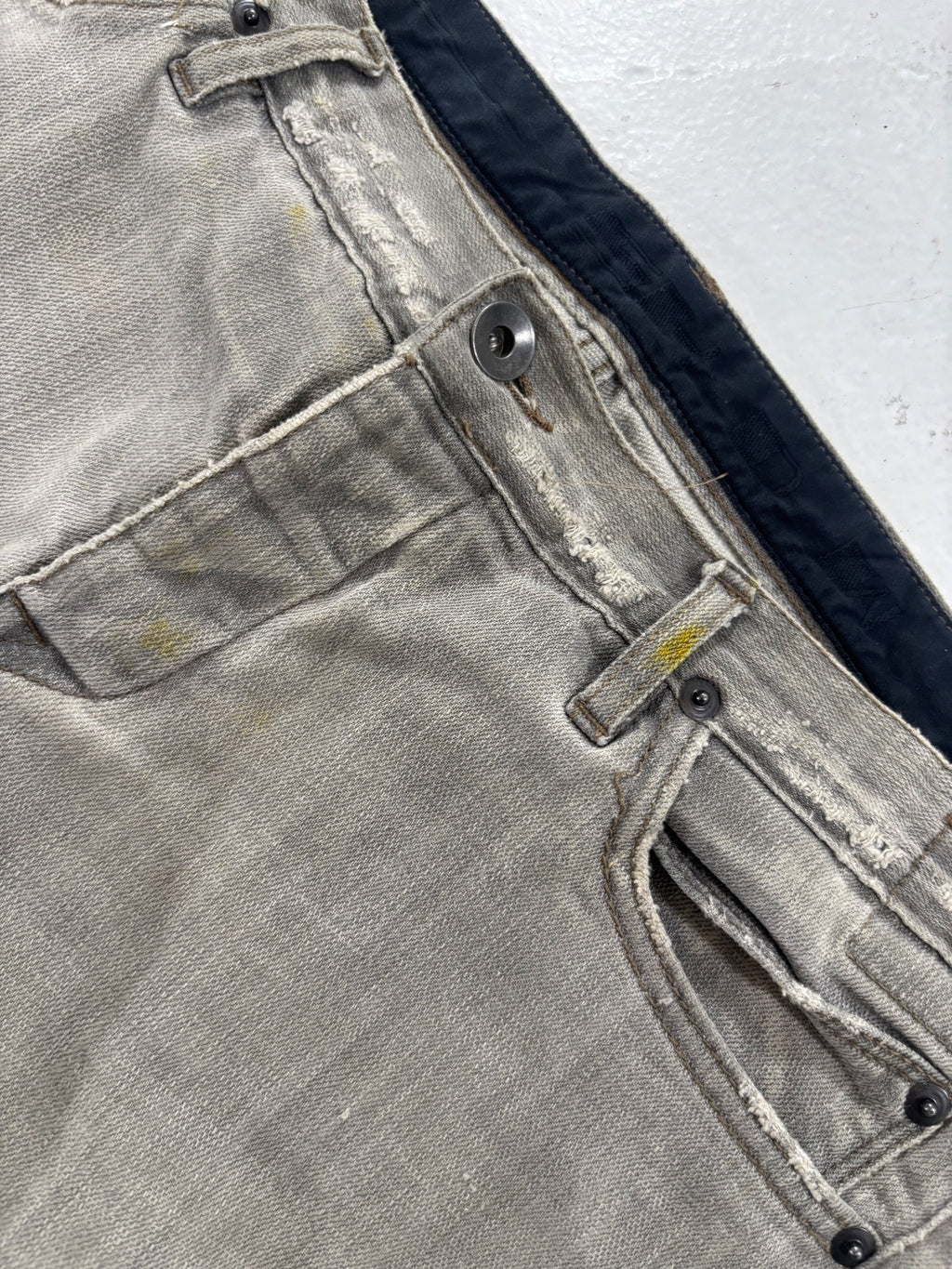 Rick Owens Egg Wash Detroit Cut Denim Jeans {{ color }} {{ brand }} {{ archive }} {{ season }} {{ year }} {{ hedi slimane }}