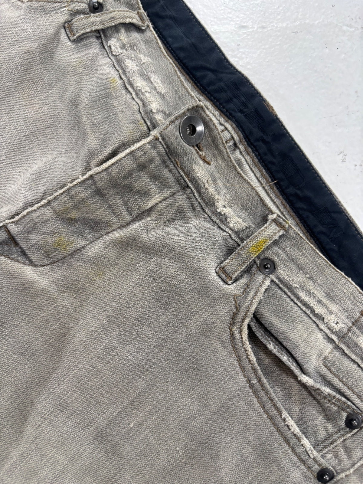 Rick Owens Egg Wash Detroit Cut Denim Jeans {{ color }} {{ brand }} {{ archive }} {{ season }} {{ year }} {{ hedi slimane }}
