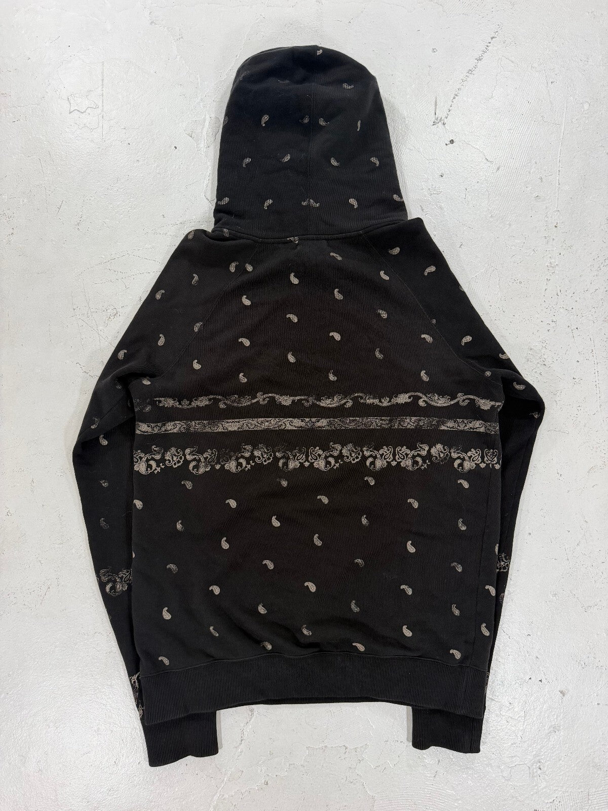 Saint Laurent Paris Paisley Hoodie