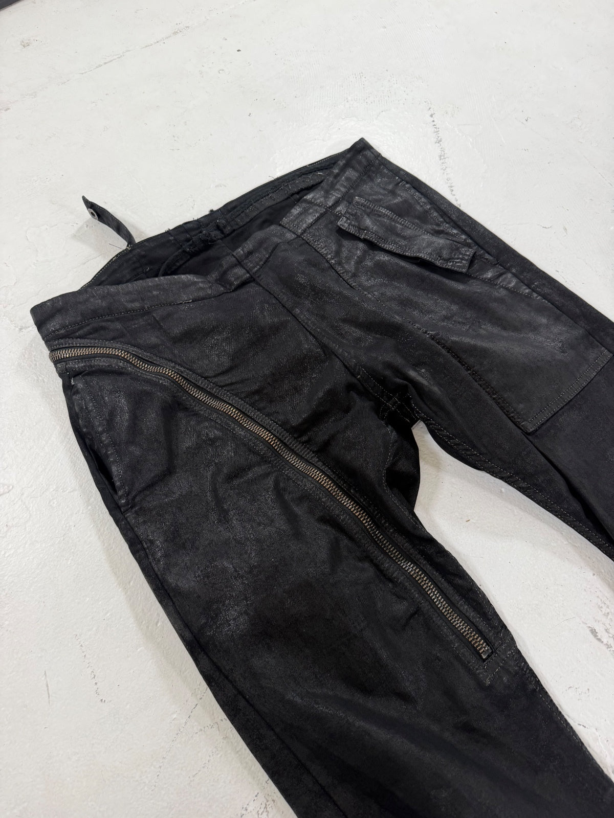 Rick Owens Olmar & Mirta Aircut Waxed Denim