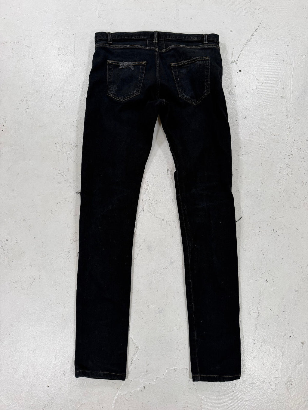 Saint Laurent Paris D02 Black Crash Denim
