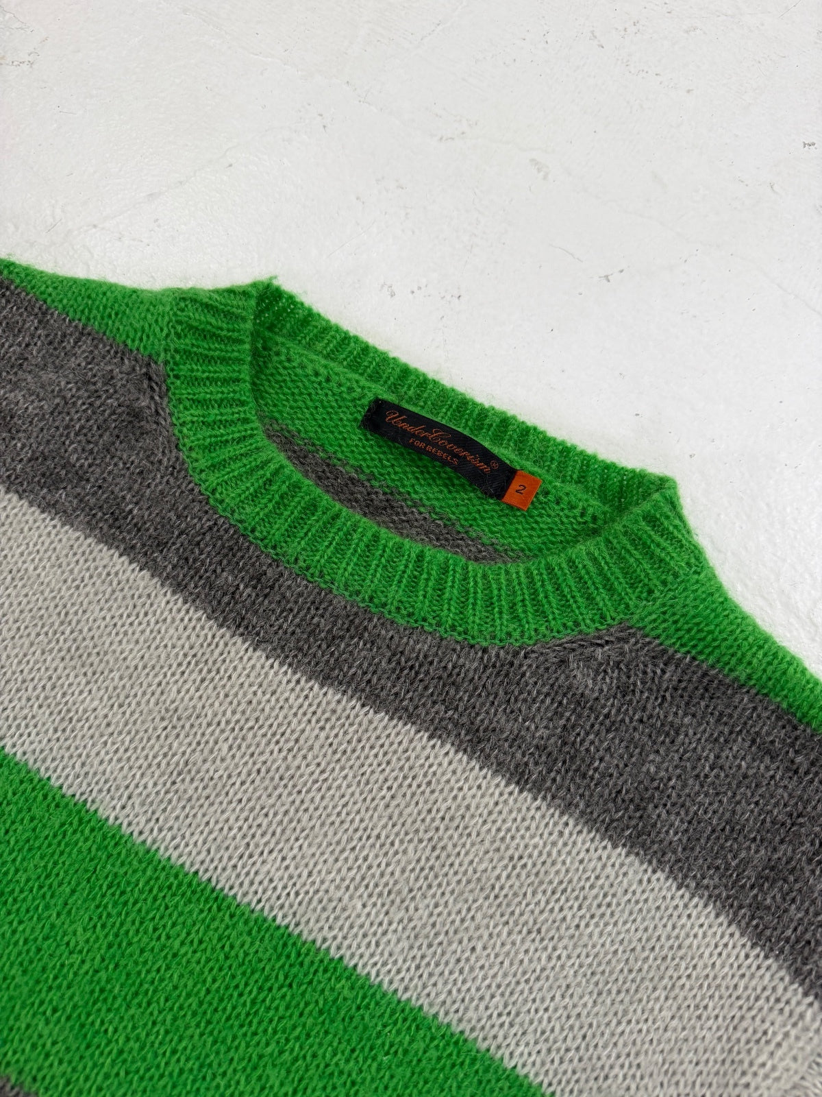 Undercover Mohair Knitted Crewneck {{ color }} {{ brand }} {{ archive }} {{ season }} {{ year }} {{ hedi slimane }}