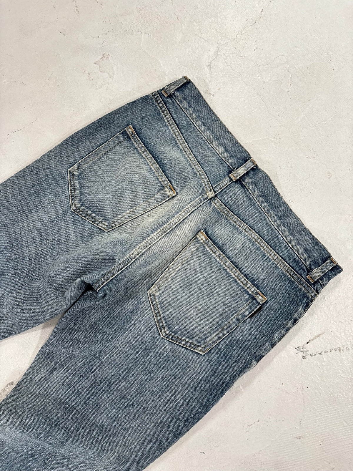 Saint Laurent Paris D02 Repaired Denim {{ color }} {{ brand }} {{ archive }} {{ season }} {{ year }} {{ hedi slimane }}