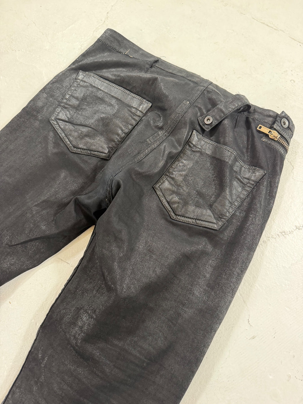 Rick Owens Olmar & Mirta Aircut Waxed Denim