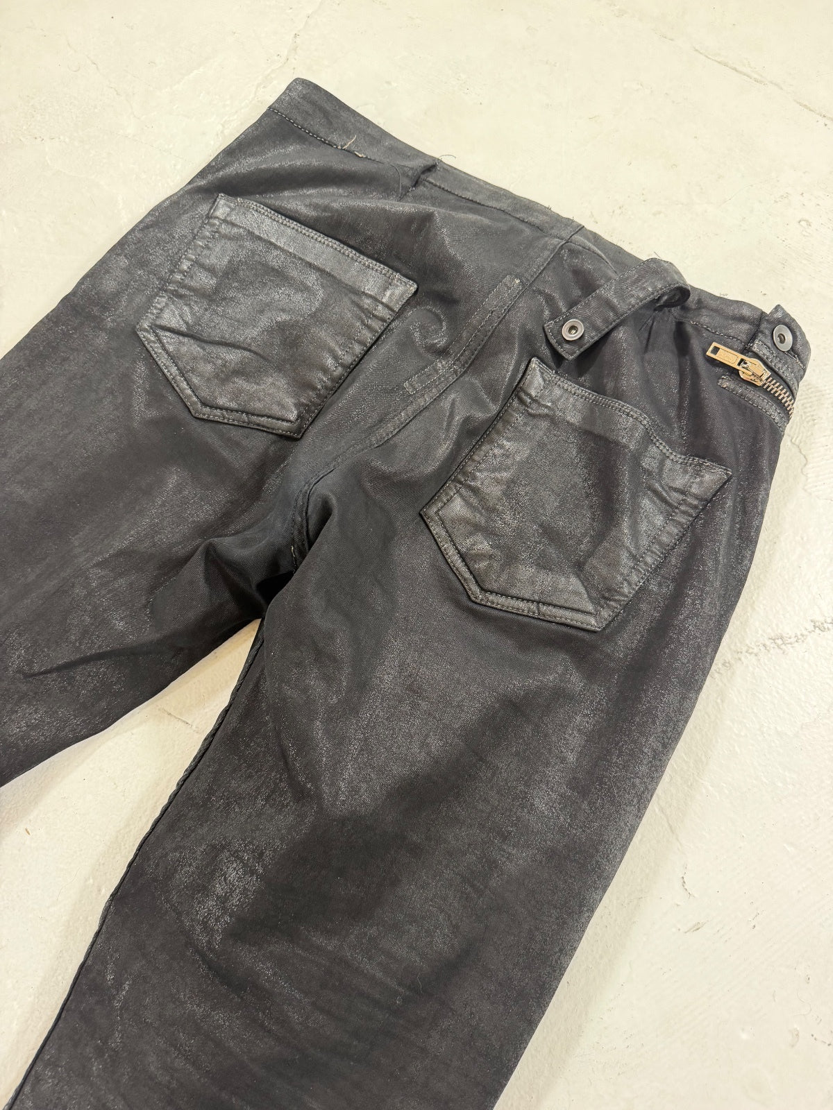 Rick Owens Olmar & Mirta Aircut Waxed Denim