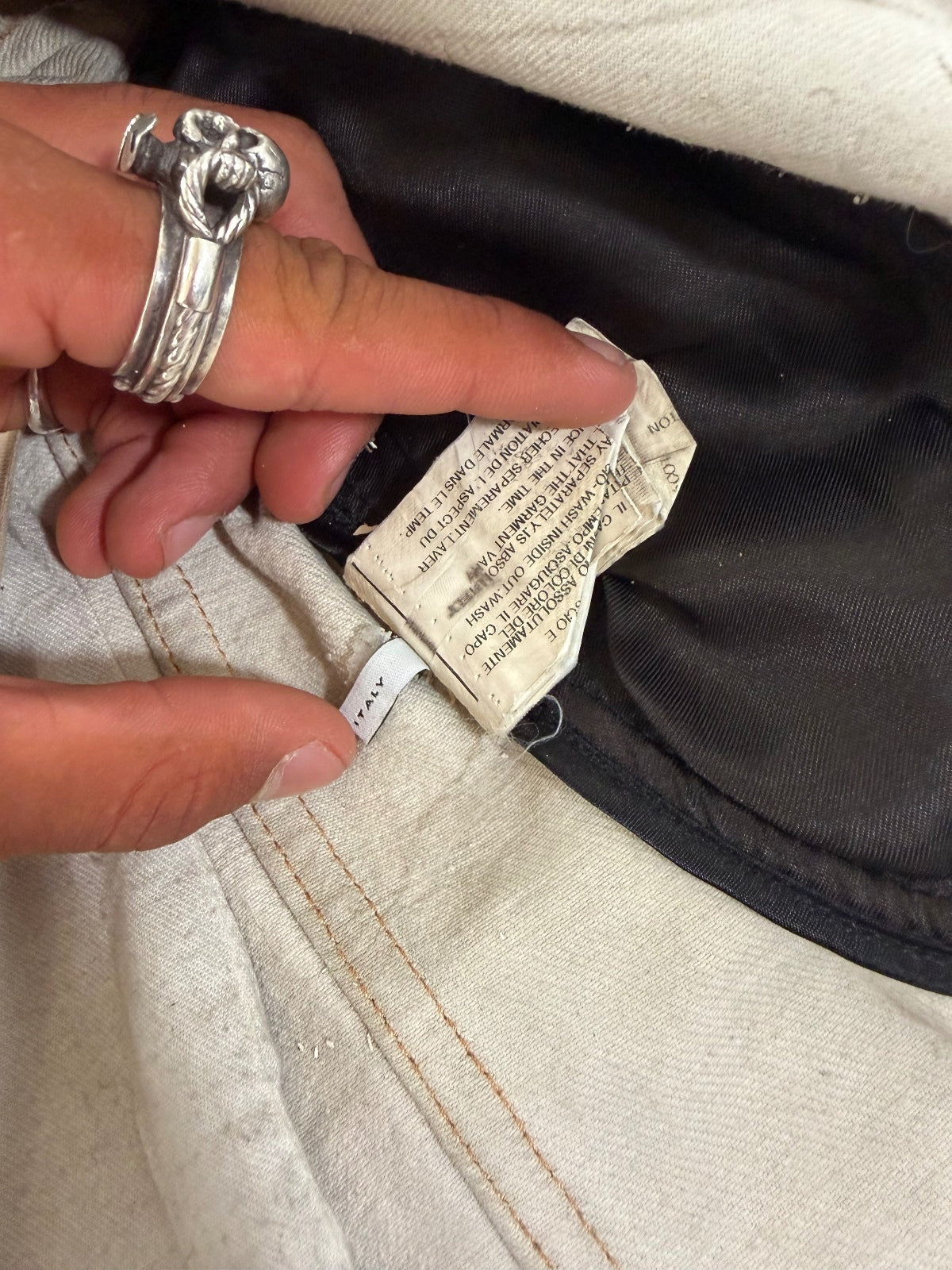 Rick Owens O&M SS10 Waxed Gravel Jacket {{ color }} {{ brand }} {{ archive }} {{ season }} {{ year }} {{ hedi slimane }}