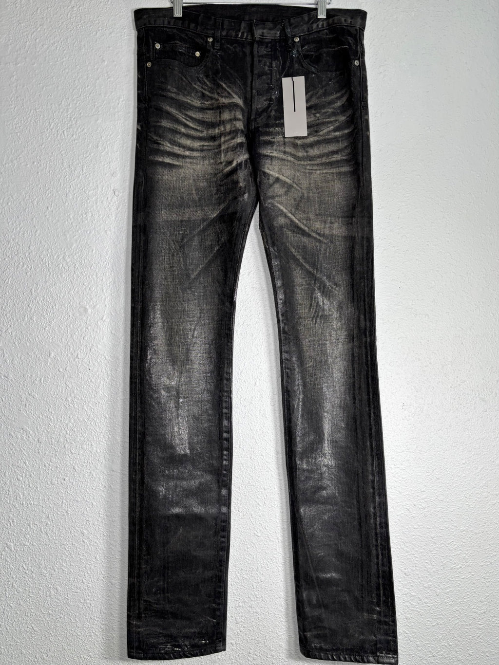 Dior Homme AW03 “Luster” Waxed Denim Jeans {{ color }} {{ brand }} {{ archive }} {{ season }} {{ year }} {{ hedi slimane }}