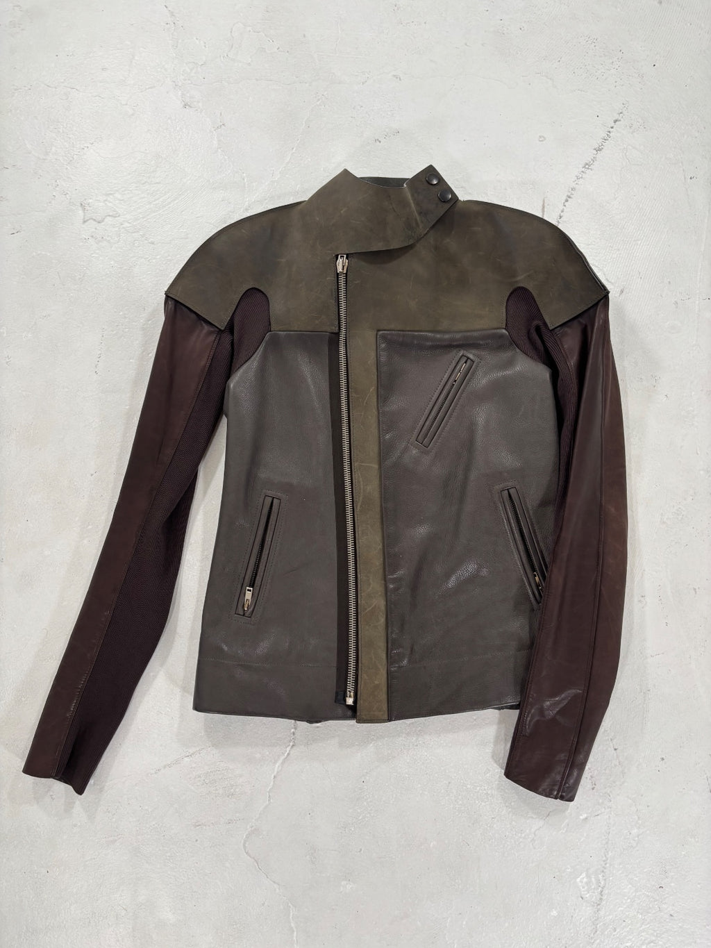 Rick Owens Olmar & Mirta Dark Dust Limo Jacket {{ color }} {{ brand }} {{ archive }} {{ season }} {{ year }} {{ hedi slimane }}