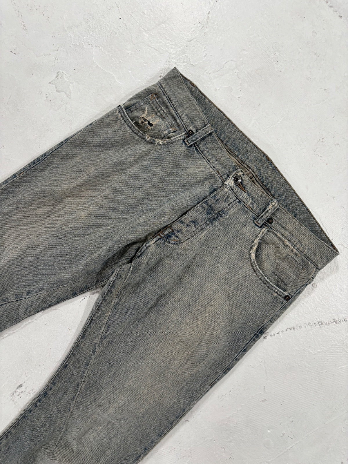 Rick Owens Dust Detroit Denim jeans {{ color }} {{ brand }} {{ archive }} {{ season }} {{ year }} {{ hedi slimane }}