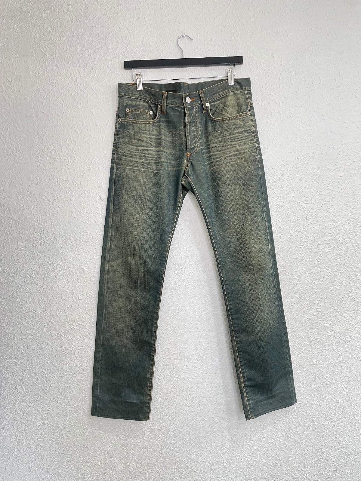 Dior Homme KVA Green Wash Denim