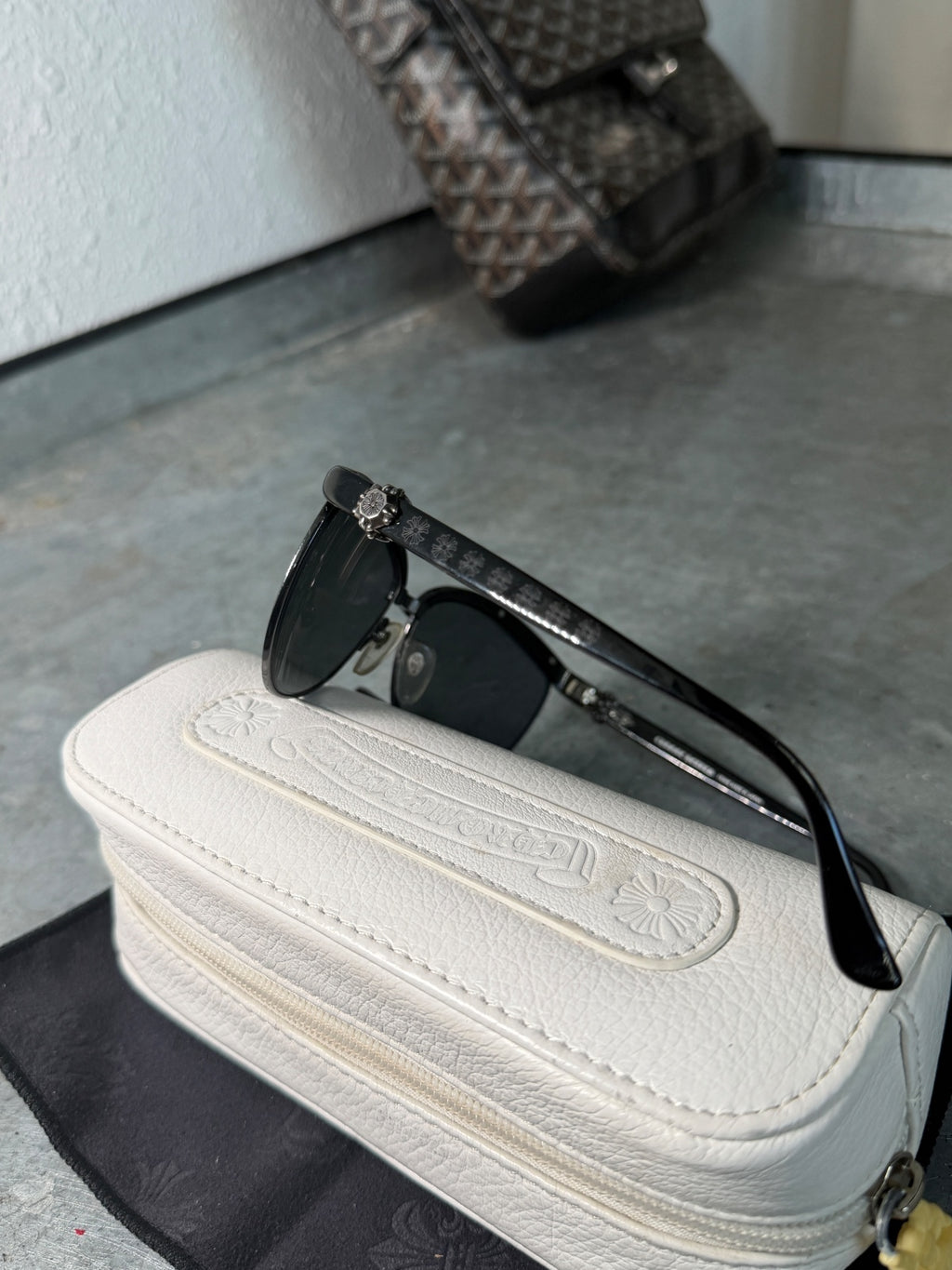 Chrome hearts ghoul girl glasses