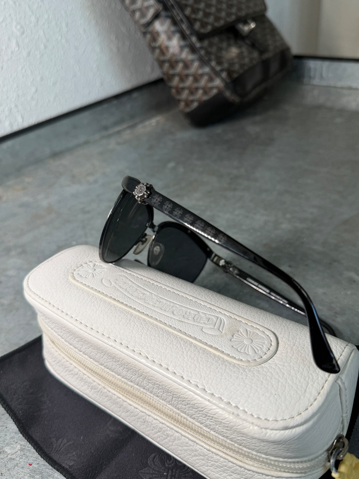 Chrome hearts ghoul girl glasses