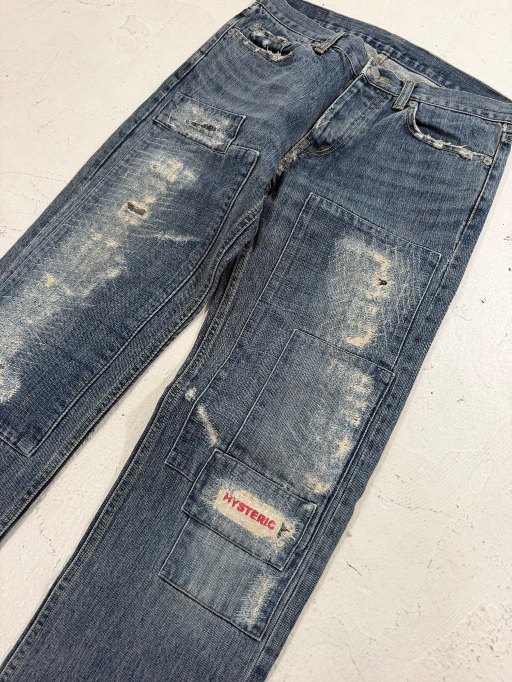 Hysteric Glamour Patch Work Denim {{ color }} {{ brand }} {{ archive }} {{ season }} {{ year }} {{ hedi slimane }}