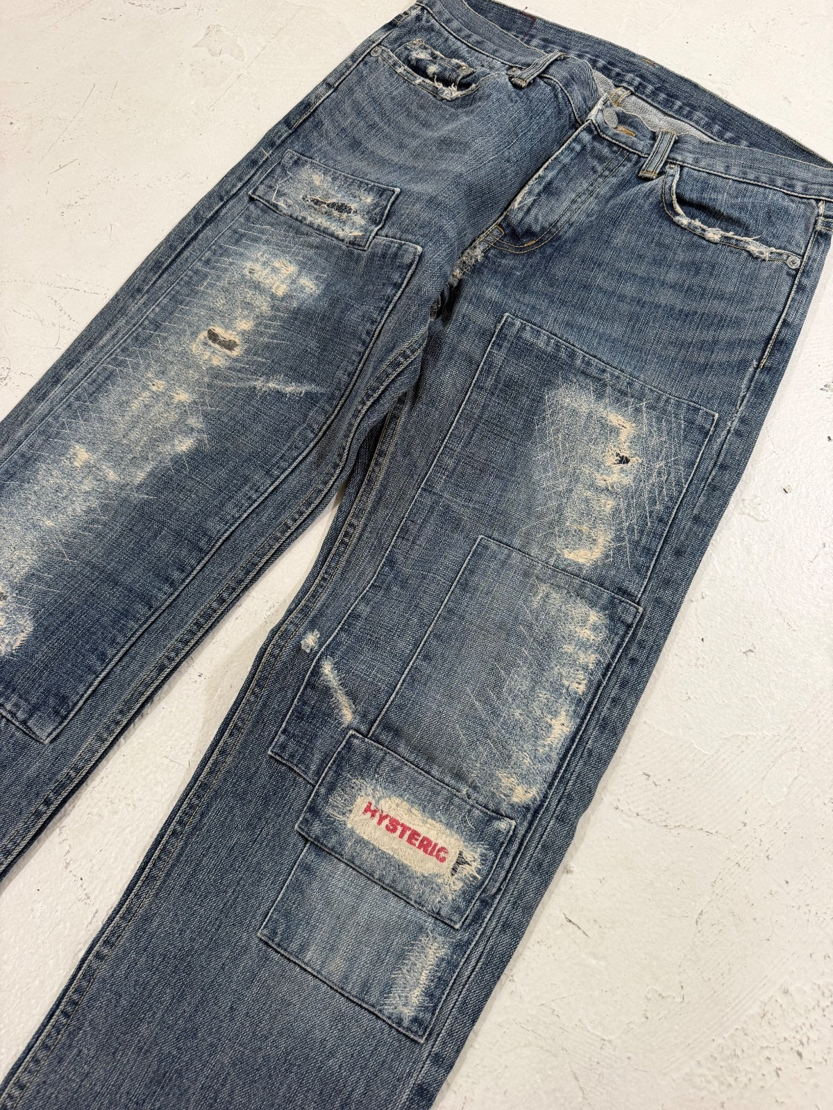 Hysteric Glamour Patch Work Denim {{ color }} {{ brand }} {{ archive }} {{ season }} {{ year }} {{ hedi slimane }}