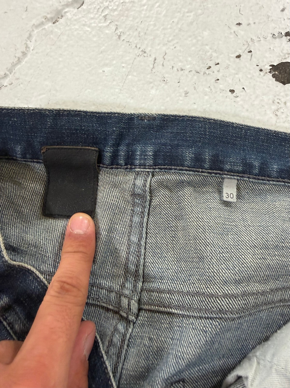 Dior Homme Washed Blue Denim