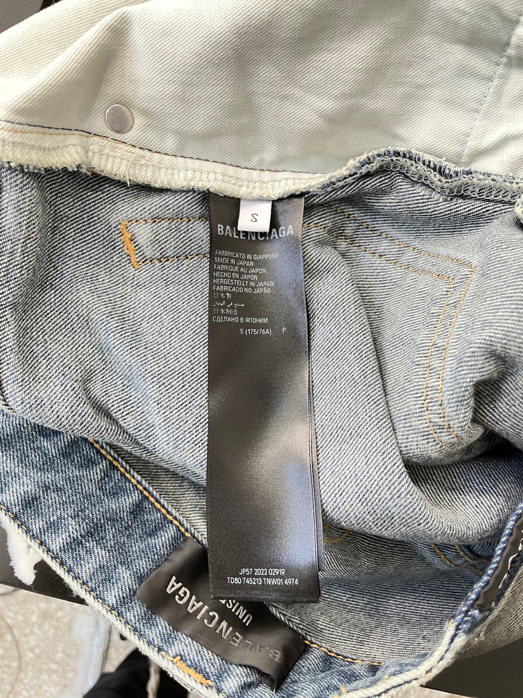 Balenciaga Mud Wash Denim {{ color }} {{ brand }} {{ archive }} {{ season }} {{ year }} {{ hedi slimane }}