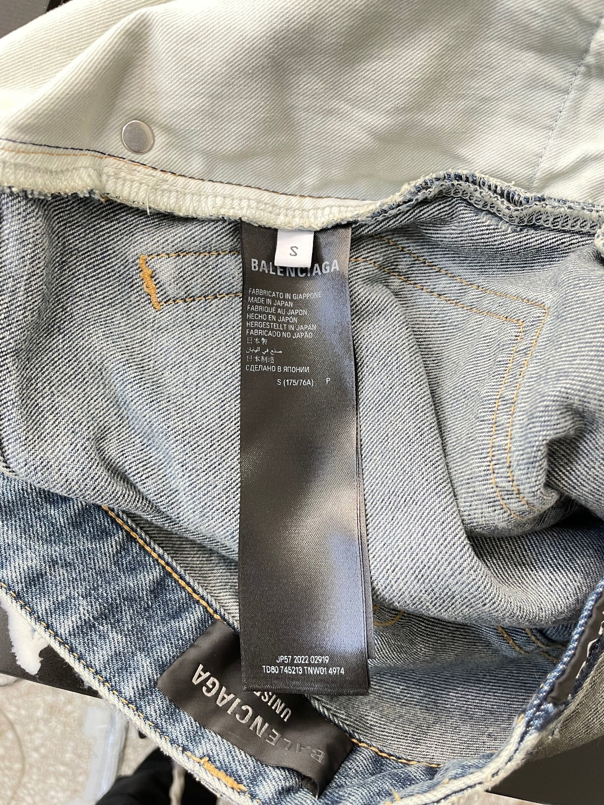 Balenciaga Mud Wash Denim {{ color }} {{ brand }} {{ archive }} {{ season }} {{ year }} {{ hedi slimane }}