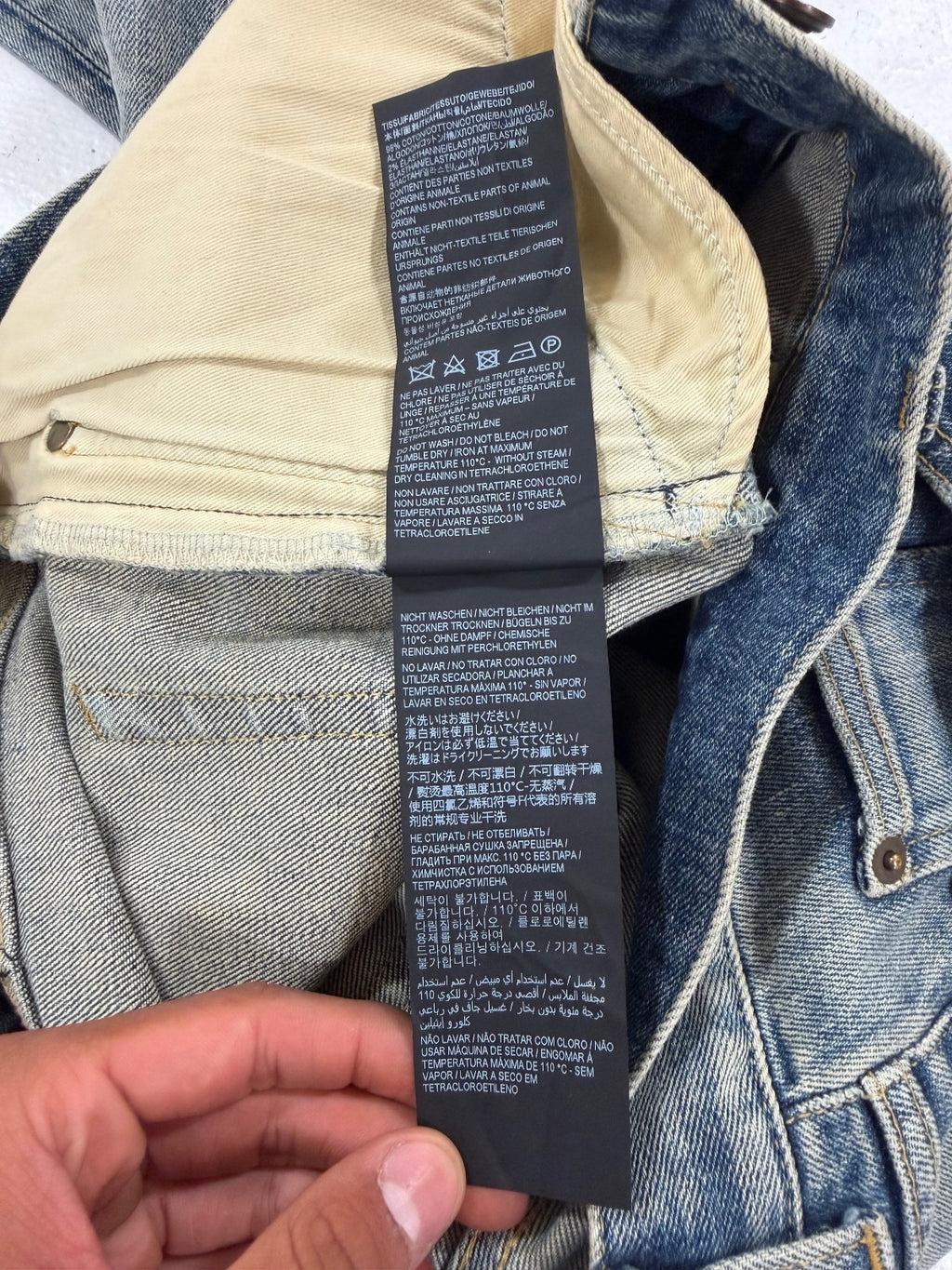 Saint Laurent Paris D02 Light Blue Denim